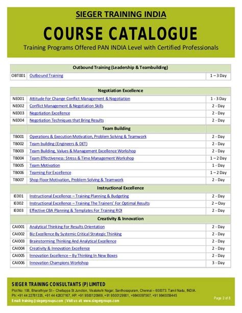 Course Catalogs .